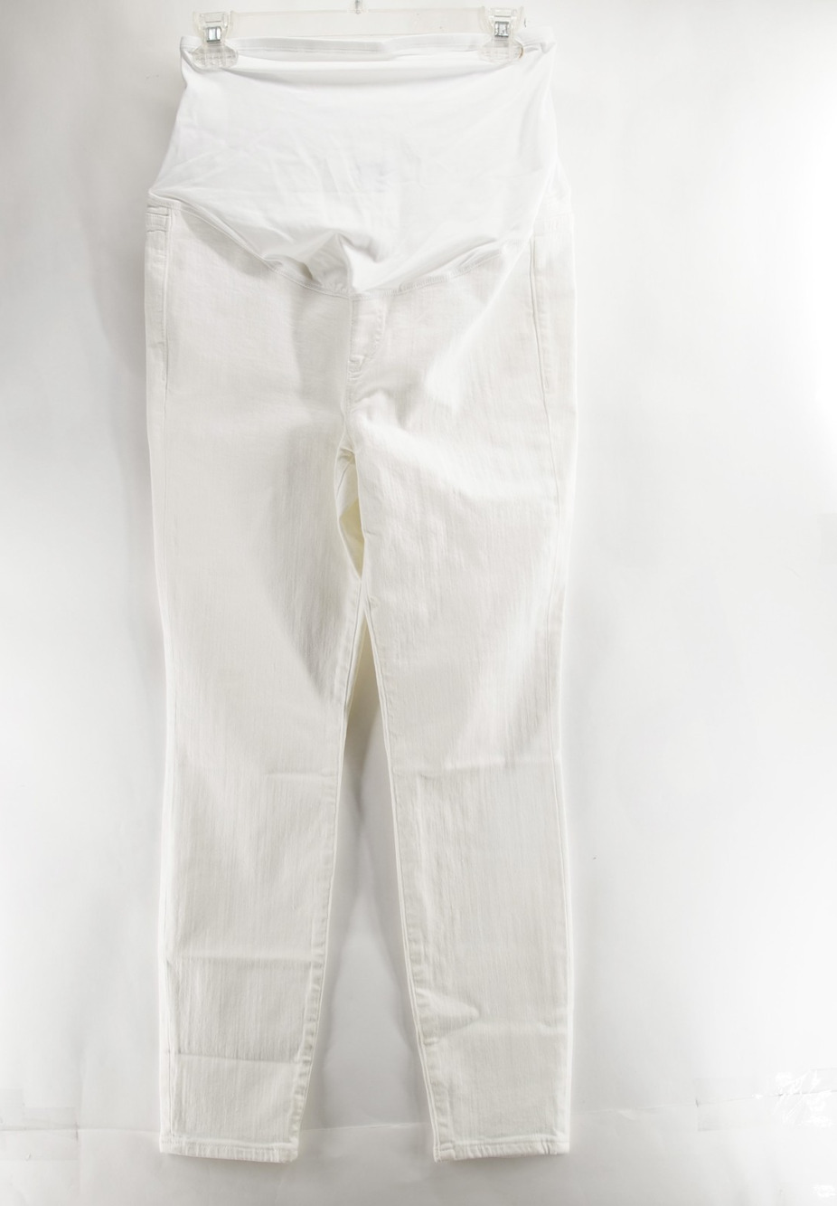 J. Crew Factory NWT White Maternity Jeans Signature Stretch Size 27 BR173